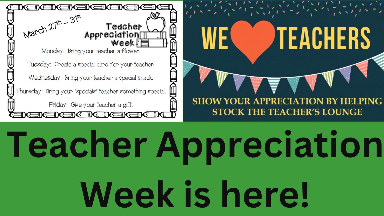 Teacher Appreciation Week Teacher Appreciation Week